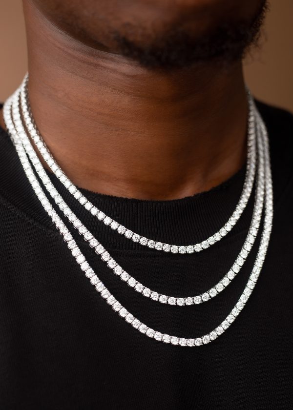 4MM VVS MOISSANITE Tennis Chain