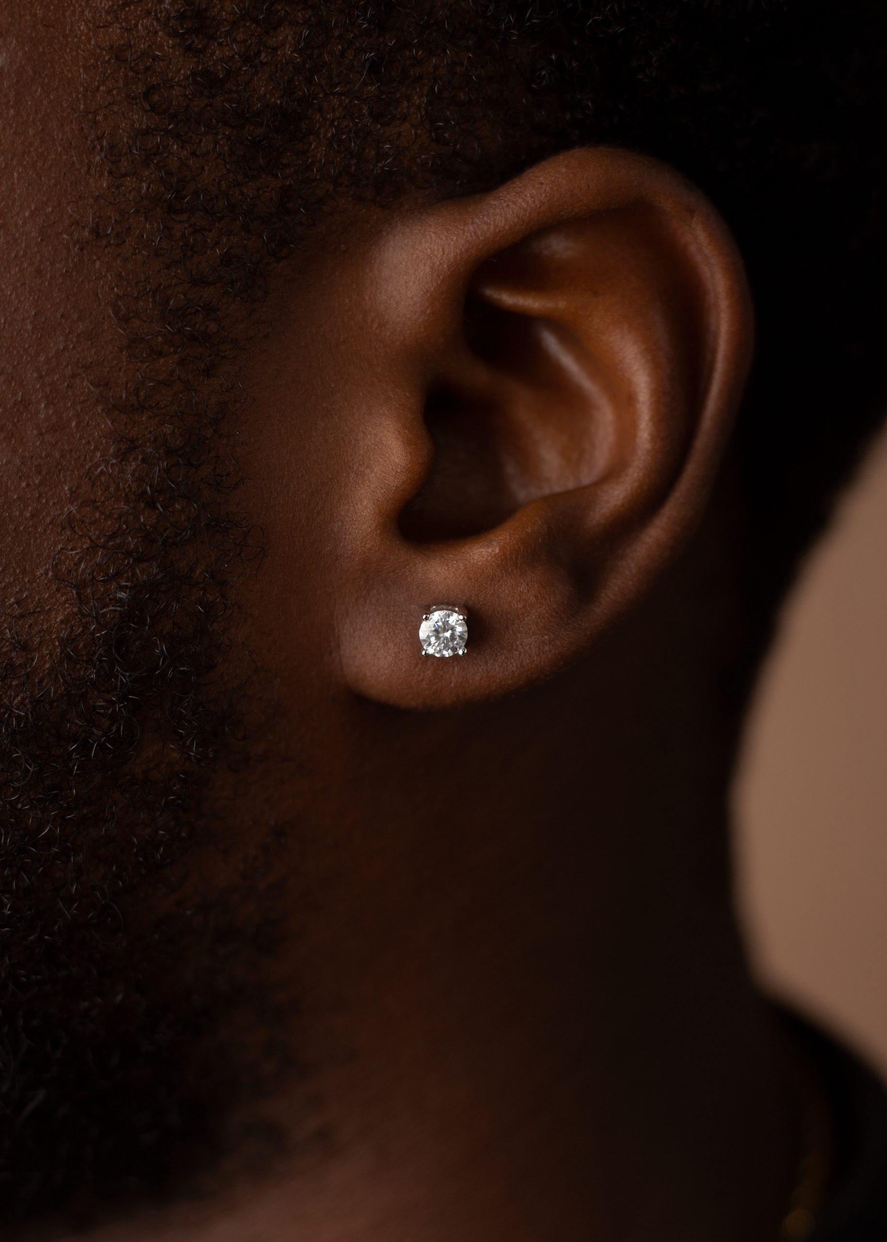 5MM Round cut VVS MOISSANITE Earrings