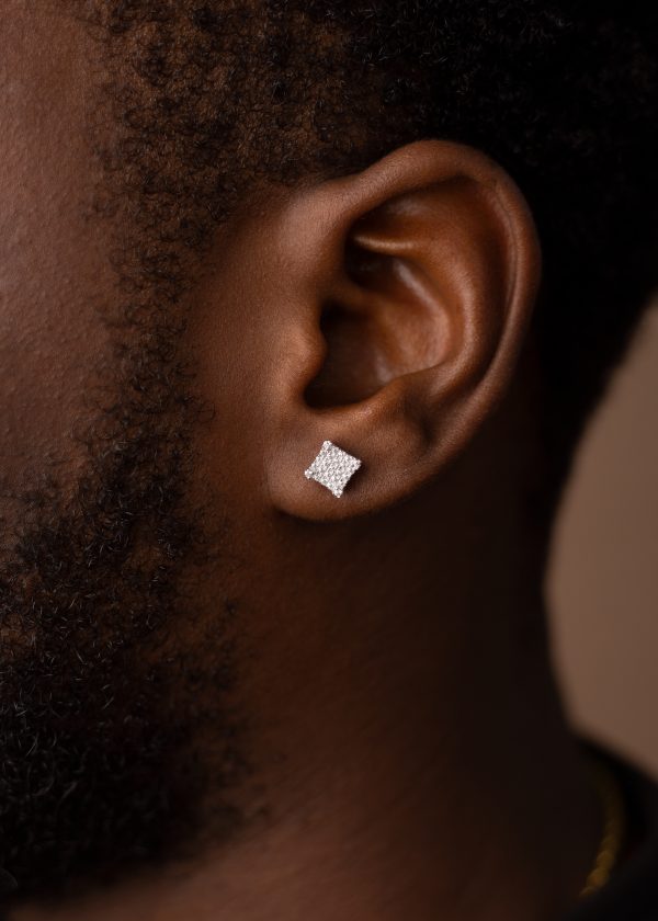 5MM Square VVS MOISSANITE Earrings