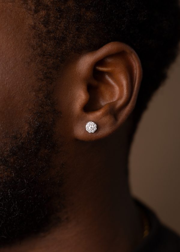 4MM Round Cut VVS MOISSANITE Earrings