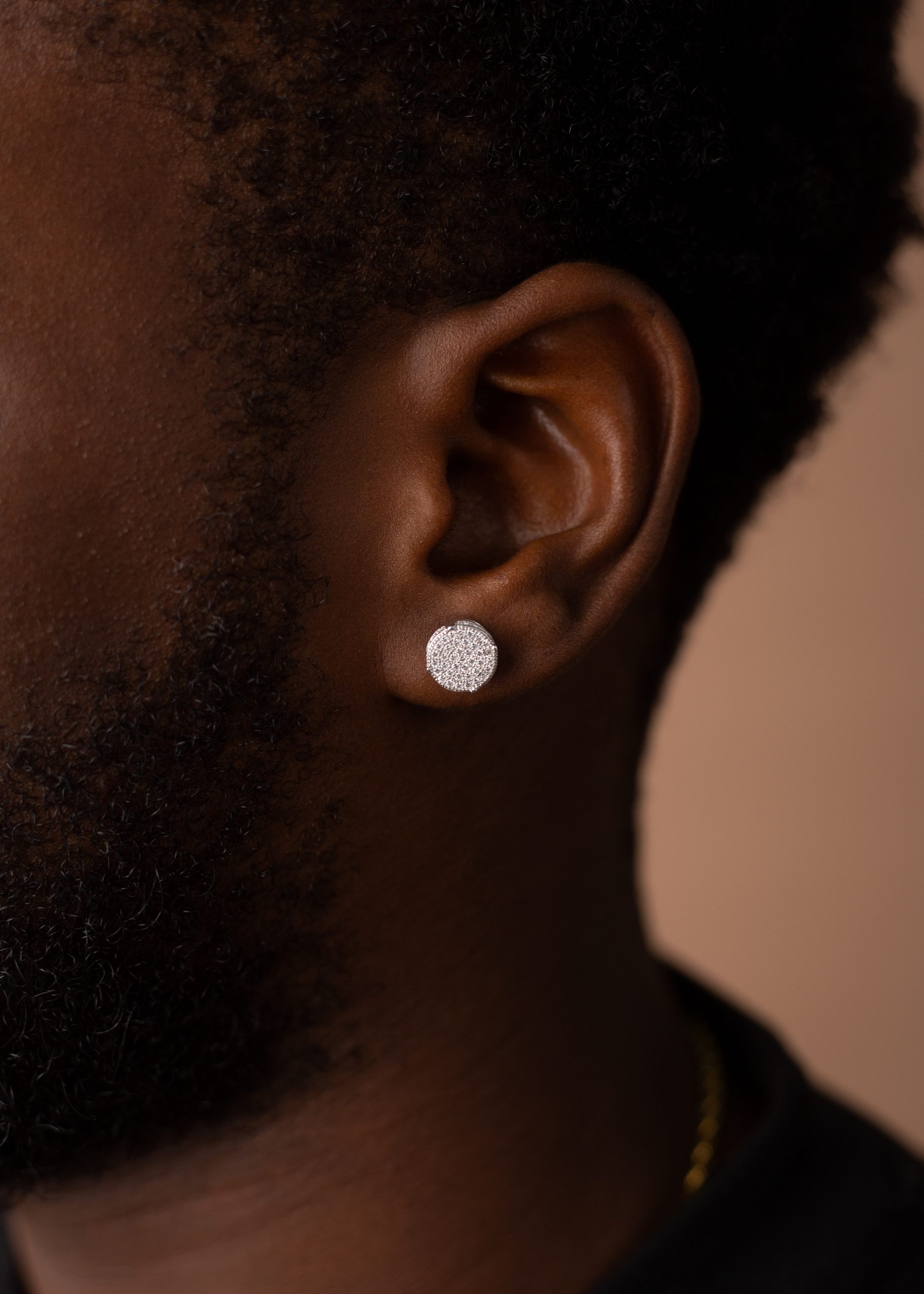 10MM Round Cut VVS MOISSANITE Earrings