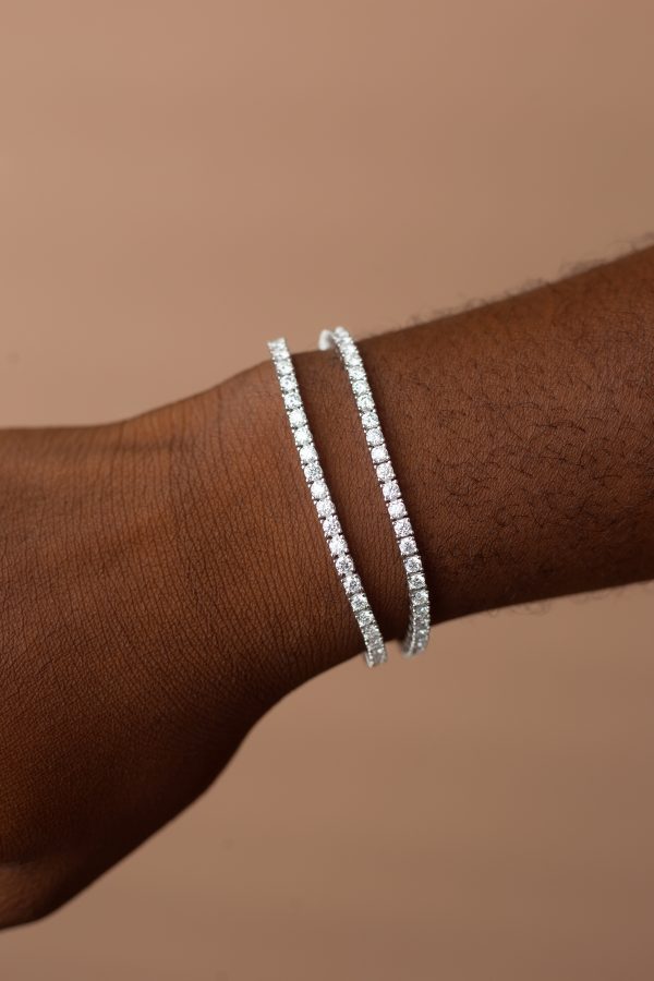3MM VVS MOISSANITE Tennis Bracelet