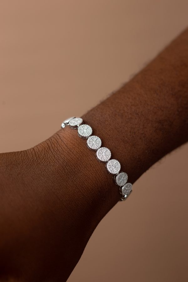 10MM Round VVS MOISSANITE Bracelet