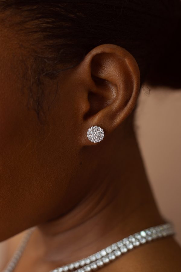 10MM VVS MOISSANITE Earrings
