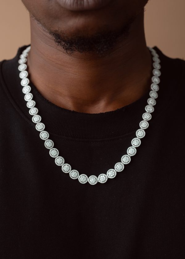 10MM VVS MOISSANITE Tennis Chain Necklace